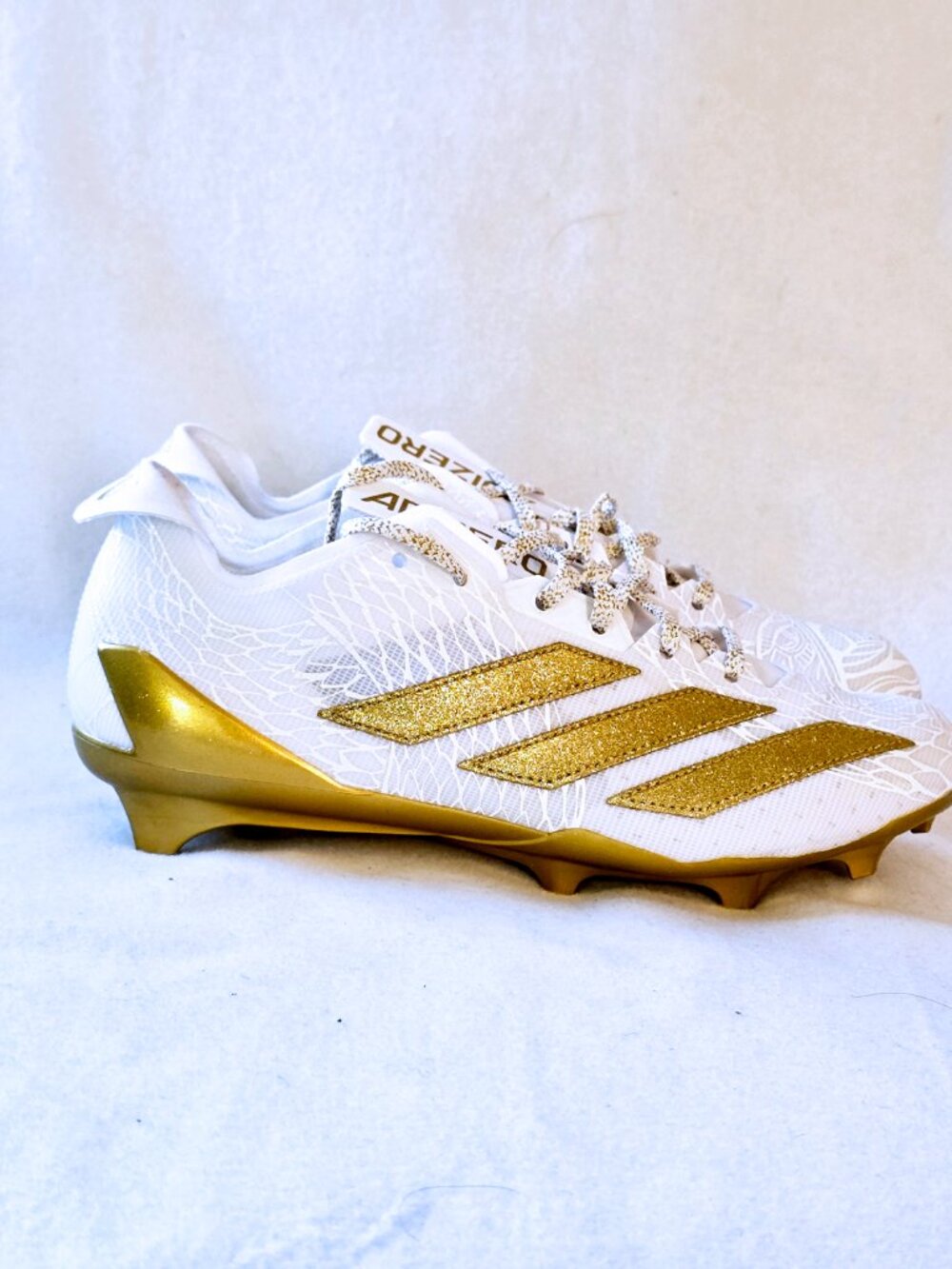 Adidas Men's Adizero Electric 2 Exotic Speed Soccer Cleats White Gold